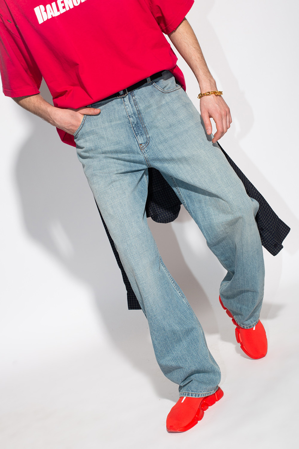 Balenciaga Jeans with worn effect | Men's Clothing | Vitkac
